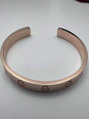 Cartier Love Bracelet Open Classic model 18k Rose Gold Size17